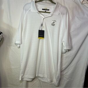 Greg Norman Sydney Harbor Golf Shirt Logo US Open 2009 BethpageWhite Play Dry XL